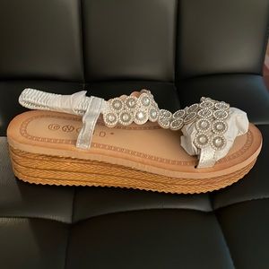Island Silver Sandal